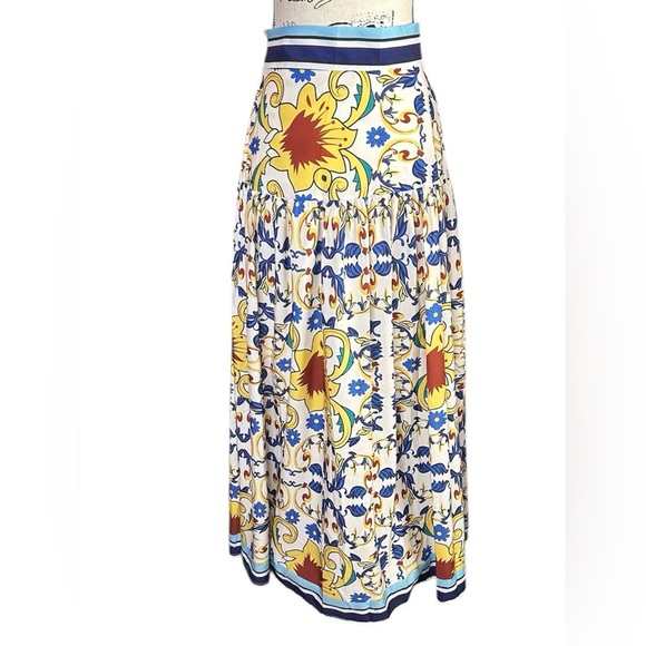 Floral Maxi Skirt - Multicolor - Picture 2 of 2
